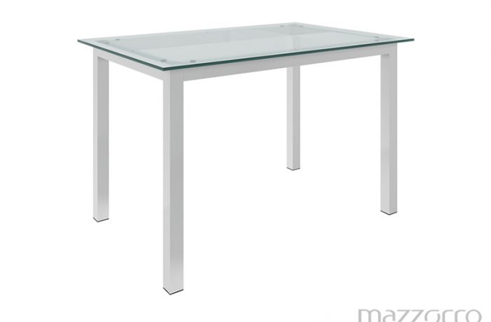 Mesa tampo de vidro